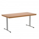 Klapptisch, 160x80 cm (B/T), 72 cm hoch, T-Fuß, 